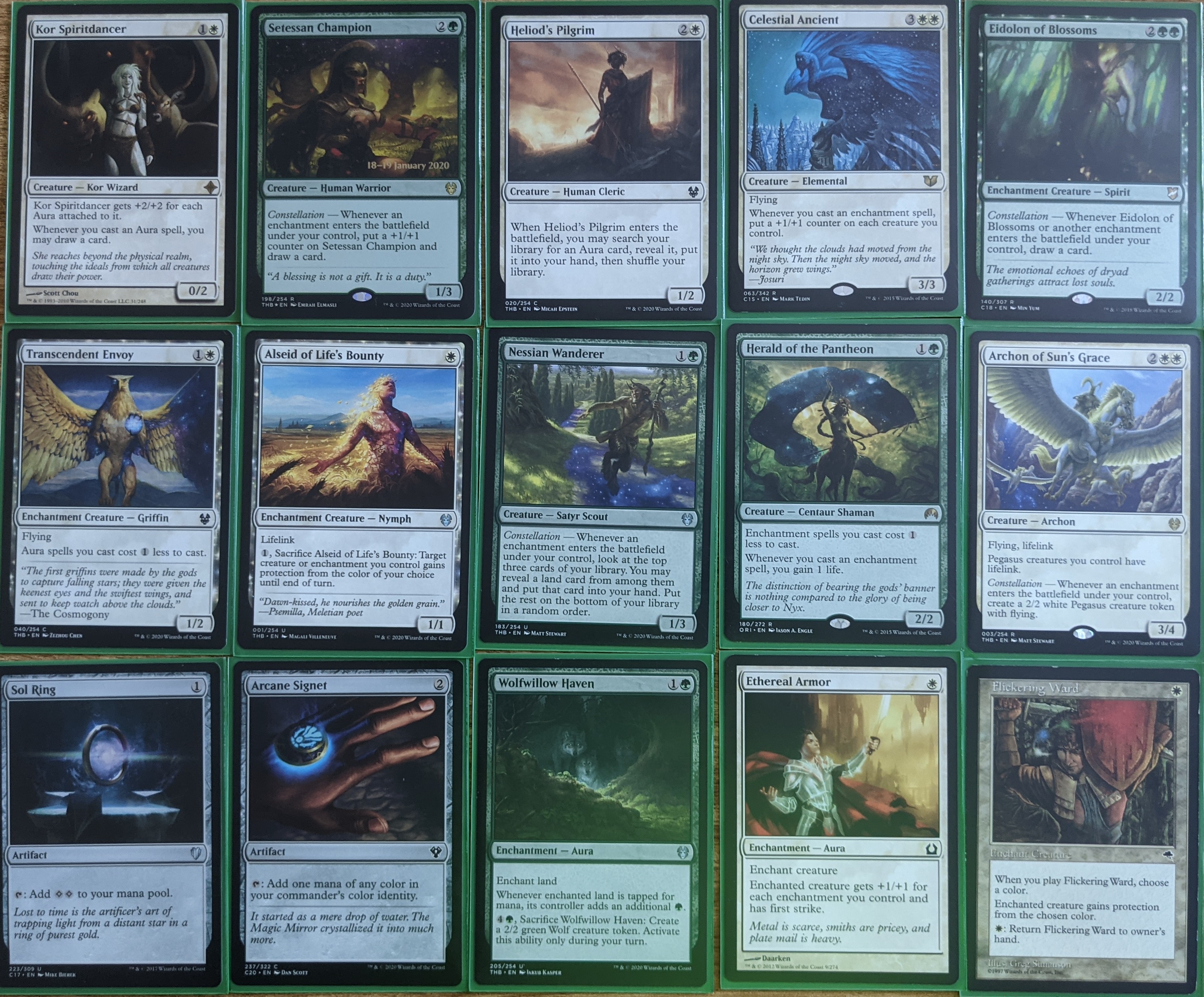 Sythis, Harvests Hand - Enchantress EDH Deck (Custom 100 Card Commander Deck)